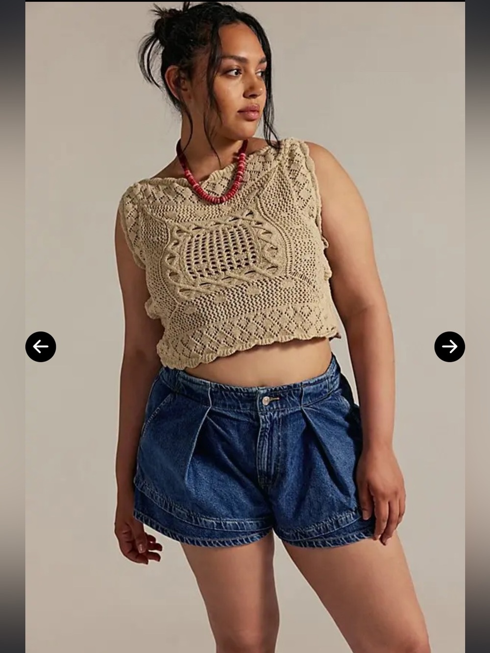 NWOT We The Free CRVY Low Ryder Shorts